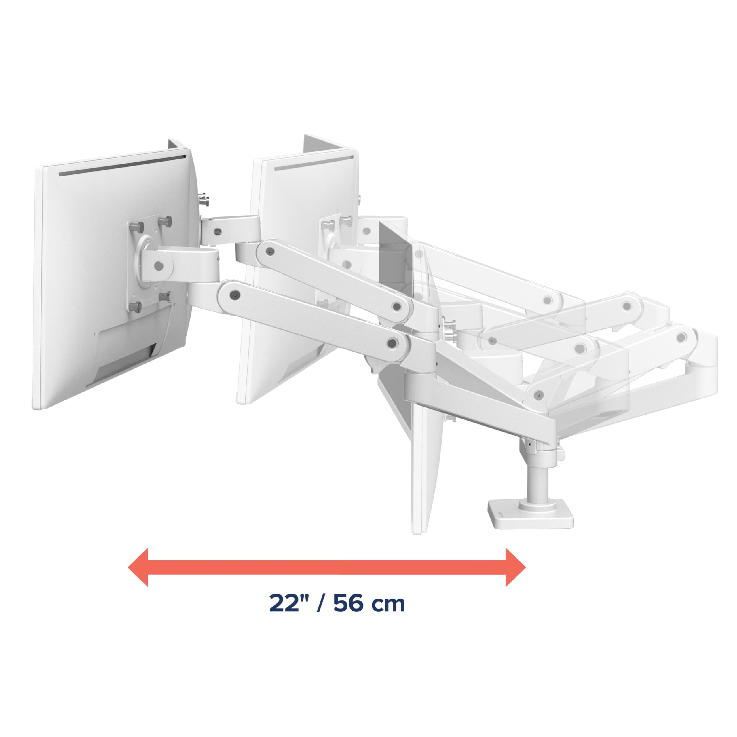 ergotron LX ホワイト Ergotron 45-682-290 LX Pro Desk Mount Single Monitor Arm (white)
